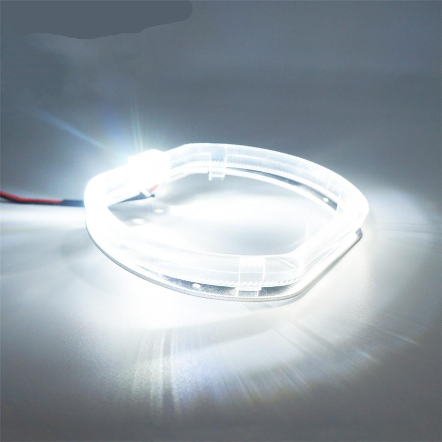 2 шт. Светодиодные кольца ангельские глазки для 2,5-дюймовой квадратной линзы проекционной лампы, белые