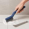 2Pcs Hard Bristle Crevice Cleaning Brush Plastic Tile Gap Brush Floor Seam Brush  Kitchen Gadgets