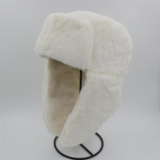 Женская зимняя шапка Yousheng, утолщенная плюшевая защита ушей, пушистая ветровая крыша, регулируемое сохранение тепла, для катания на лыжах, коньках, сноуборде, шапка Lei Feng