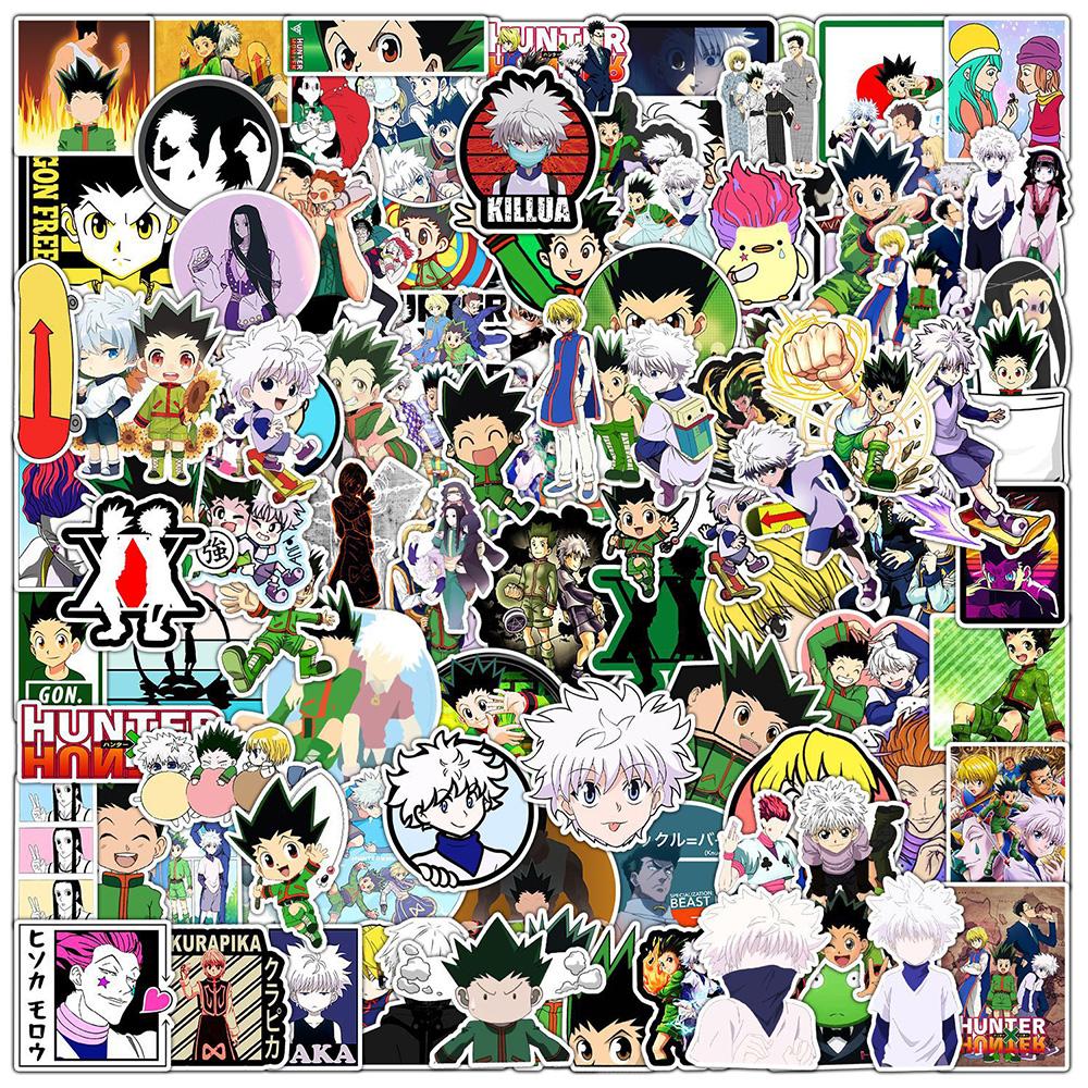 10/30/50/100 шт. Японское аниме HUNTER×HUNTER Наклейки Классические Манга Наклейки DIY Для Ноутбука Телефона Гитары Машины Крутая Мультяшная Наклейка Игрушка