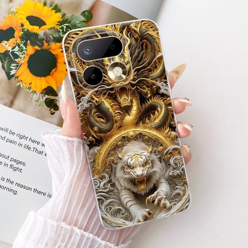 Чехол для Realme 16 Pro / Realme 16 Pro+ Чехол RMX5121 RMX5120 RMX5131 Популярный Мультяшный Мягкий Тонкий Прозрачный ТПУ Защитный Чехол для Телефона