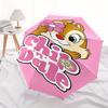 Chip, Dale Automatic Opening and Closing Umbrella - 8 Ribs Portable Folding Umbrella with Plastic Handle, Suitable for Leisure and Halloween