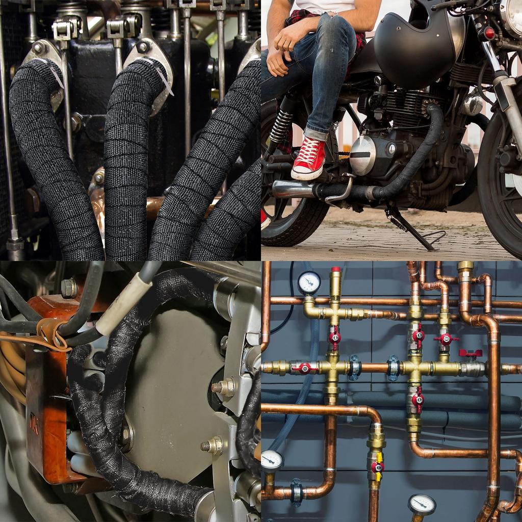 Deecam Термостойкая ткань Thermovantage Стекловолокно, 2,0 x 12,4 фута (5 x 5 м),