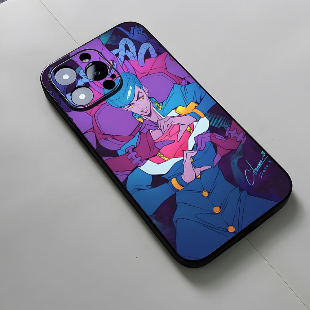 Чехол для телефона JoJo's Bizarre Adventure JoJo Аниме Для Iphone 16 15 12 14 Свадебные подарки Se 2020 16 Pro Max 11 13 Xr X Xs Mini Plus F