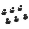 6 шт. колки для настройки струн 3L3R Металлические колки высокой прочности для электрогитары Черные