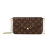 Клатч FéLicie Коричневый кантвас Monogram Женские клатчи M81896