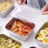 Контейнеры для хранения продуктов из нержавеющей стали с крышками, герметичные квадратные коробки для приготовления еды, пригодные для холодильника и духовки, герметичные коробки для ланча Bento без содержания бисфенола А