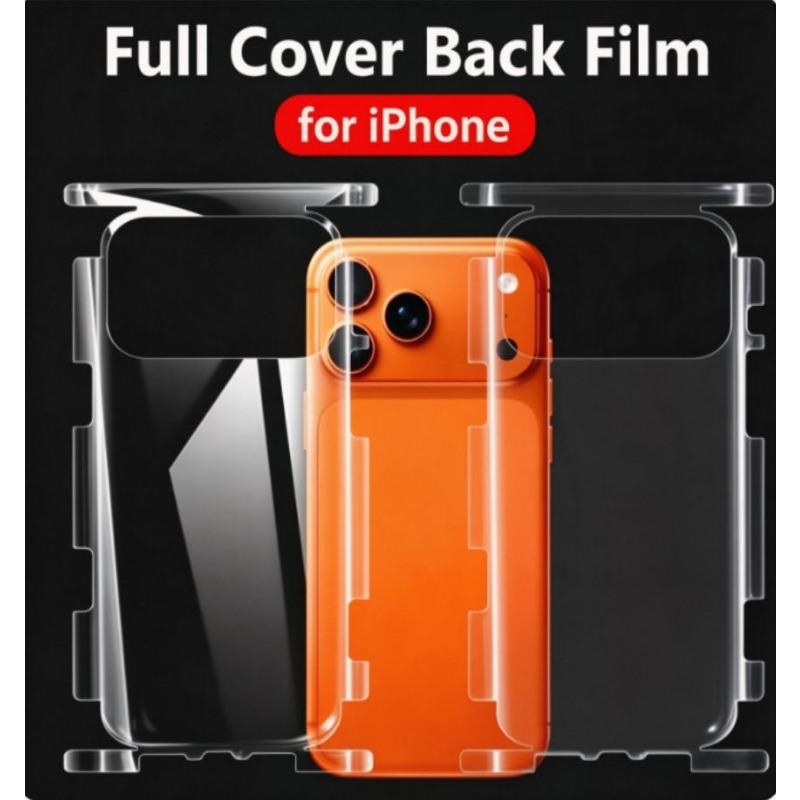 2 шт. Мягкие защитные пленки для экрана и задней панели для iPhone 17 Pro Max 17Air 17Pro Гидрогелевая пленка