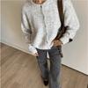 Ladies Autumn Winter Soft Knitted Cardigan Vintage Sweater