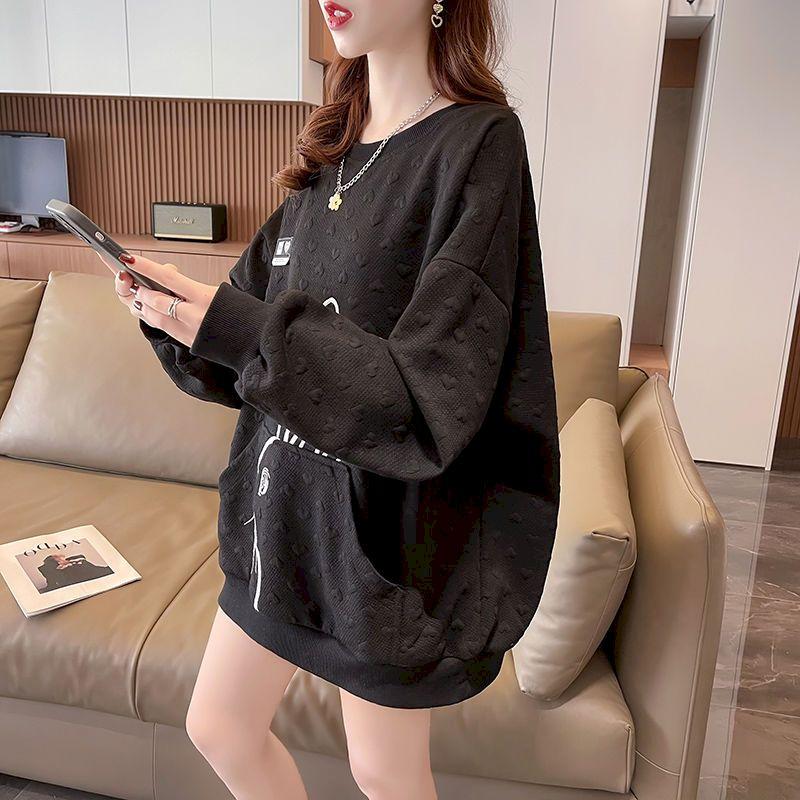 Весна Осень Тренд Карманный Пуловер Модные Милые Свитшоты Y2k Одежда Кролик Дизайн Пуловеры Женские Повседневные Свободные Тонкие Топы