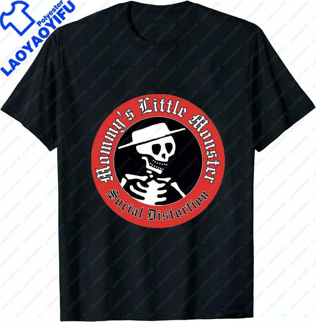Unisex Clothing Social Distortion Winged Wheel TShirt Ball And Chain Unisexs Tshirt Street Hip Hop Style Tees Loose T Shirt