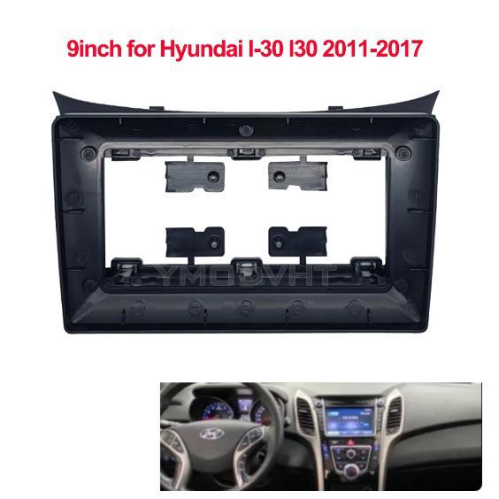 9-inch Navigation Panel Frame for 2011-2017 Hyundai I-30, Android-Compatible Console and Audio Frame.