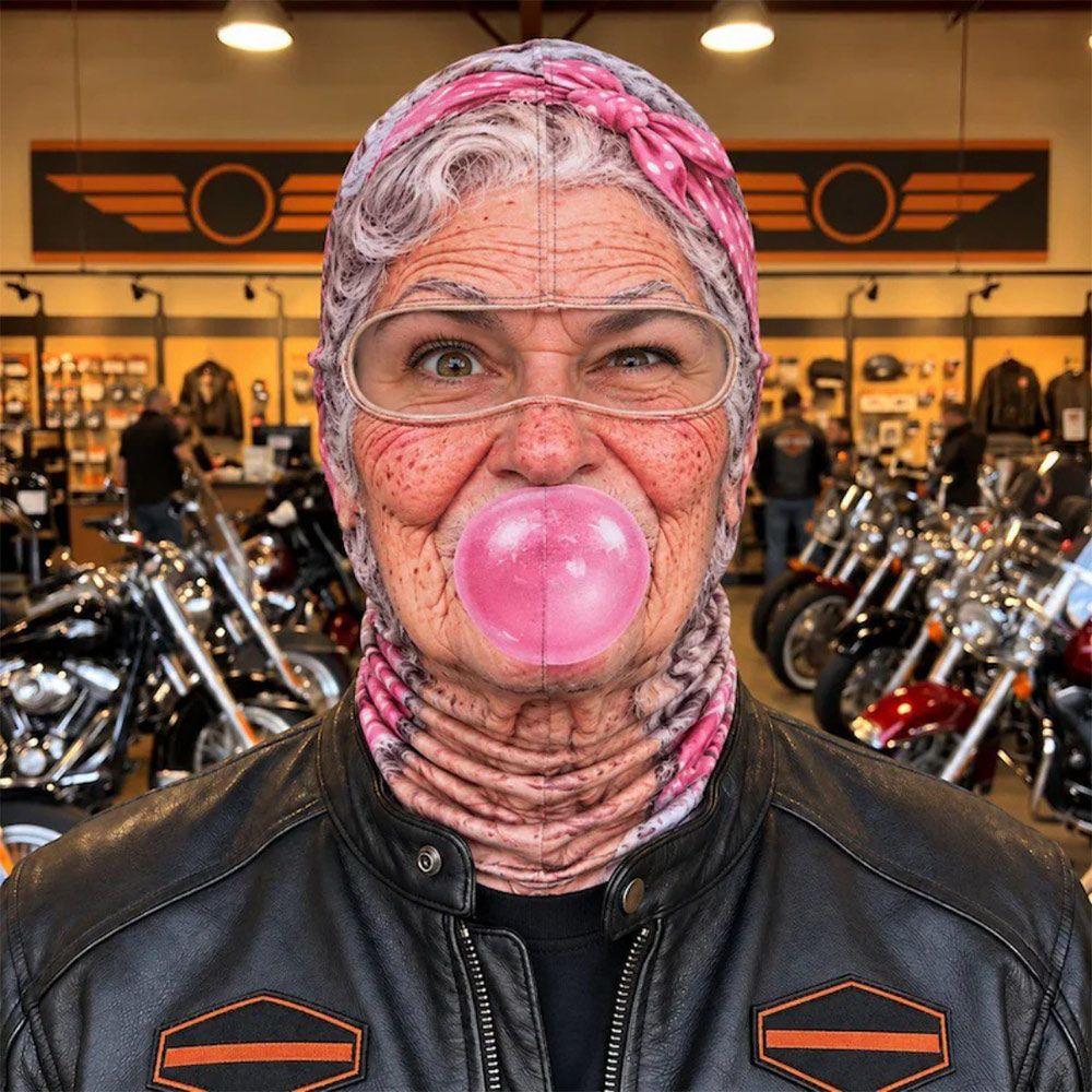 Old Man Pattern Old Man Balaclava Face Mask Full Face Mask For Outdoor/Cycling/Pranks/Party