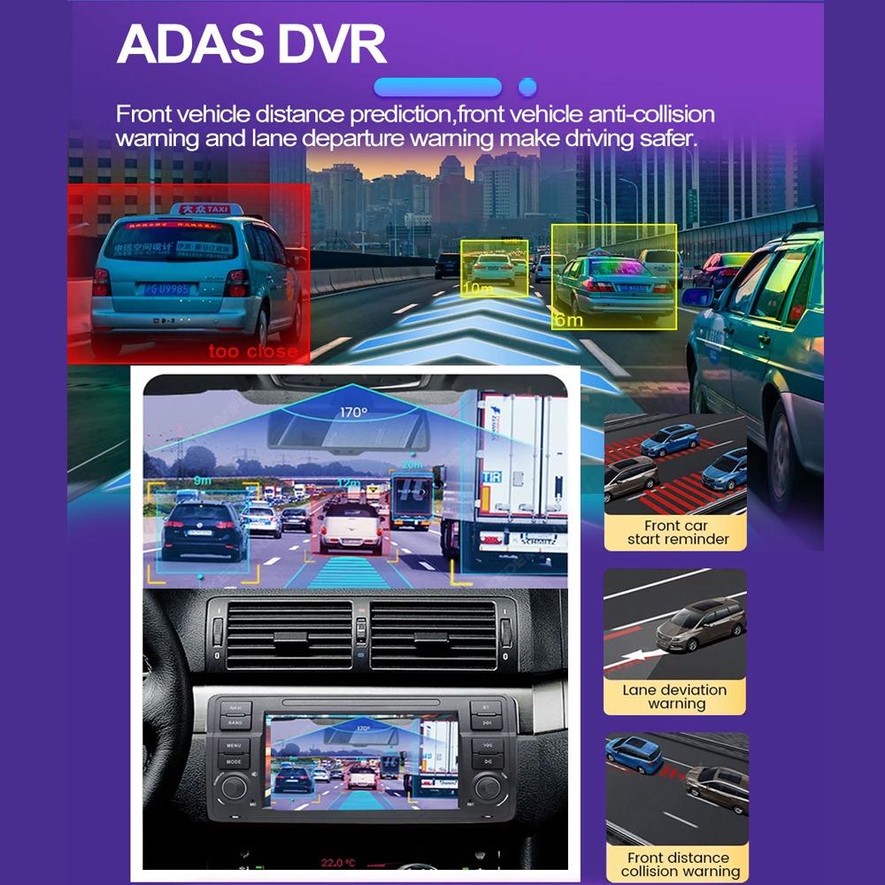 Android AutoRadio for BMW 3 Series E46 M3 318/320/325/330/335 1998-2005 Carplay Car Multimedia GPS 2din Autoradio 2+64GB