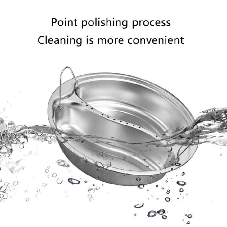 Вставка-пароварка из нержавеющей стали с ручкой Удобный разделенный поддон для приготовления на пару Паровая пластина для дома и ресторана