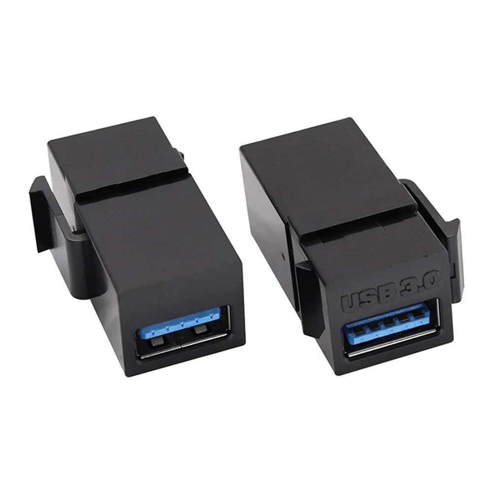 Вставки Keystone Jack USB 3.0 для подключения оборудования с USB-портом Адаптер USB на USB Простая установка Вставка-соединитель Female