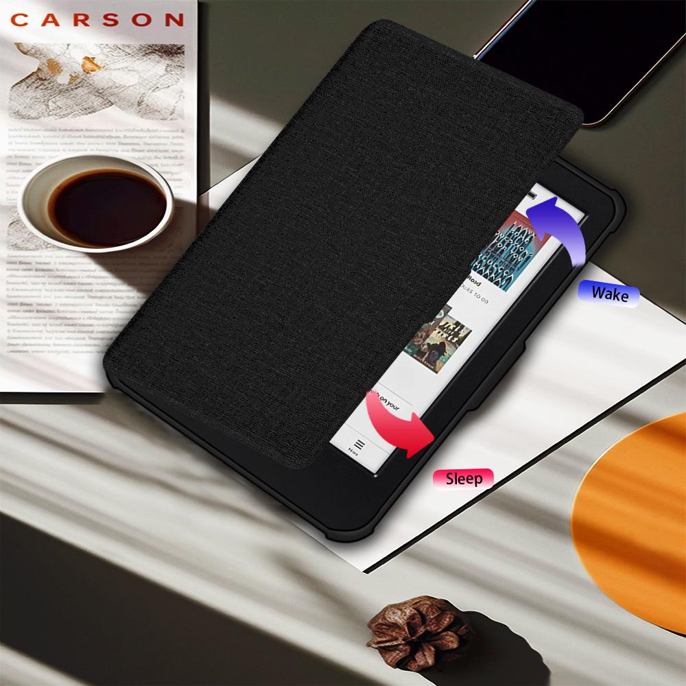 Kobo Clara Color Электронная книга Защитный чехол из ТПУ с текстурой льна и подставкой для руки