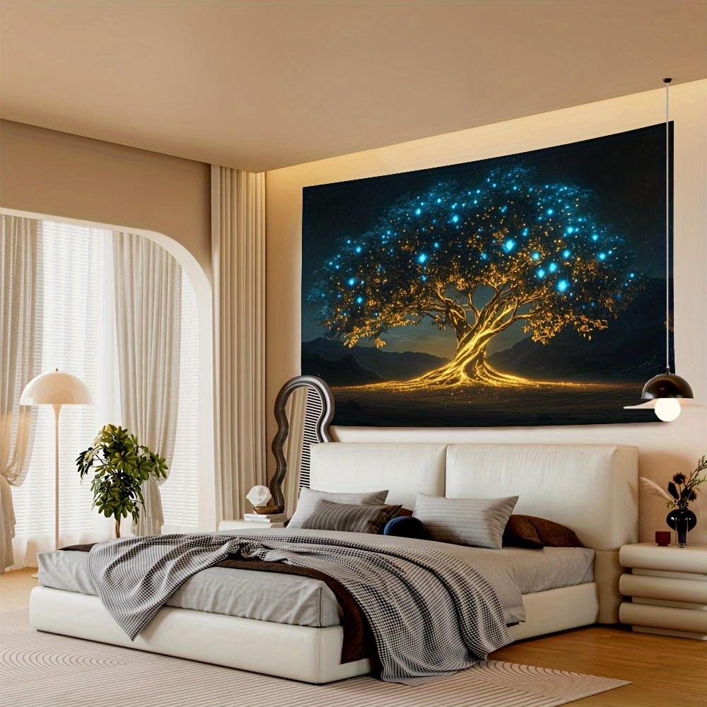 VIKAMA Beautiful Tree Of Life Backdrop, Perfect For Room And Living Room Decor, Party Decorations, Or As a Fun Gift.
