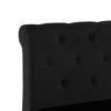 Black Velvet Bed Frame 90 x 200 cm