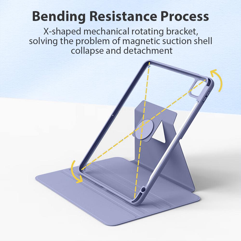 Чехол 2021 Air 5 4 для Ipad Pro 13 11 12,9 2022, чехол для Ipad Air 11 2024 Mini 6 10,2 8, 9, 9, 10 поколения, аксессуары с вращающимся на 360° корпусом