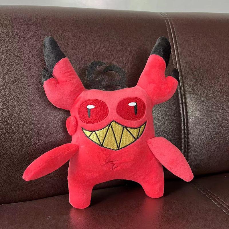 25 см Плюшевая игрушка Смешной Ангел Пыли Аластор ТВ Фанаты Коллекционирование Подарок Милый Хлопковый Набитый Плюшевый Кукла Дети на День Рождения Подарок