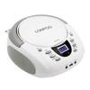 LONPOO Portable CD Player with Bluetooth, FM Radio, MP3 Playback, USBAUX Input, Headphone Jack, LCD Display, Compact Design for Language Learning