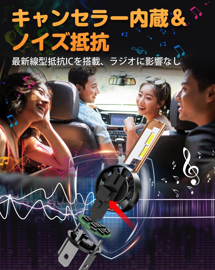 BORDAN H4 светодиодный автомобильный осмотр взрывоопасный галоген 9 раз для тройного нагрева бесшумный длинный высокий световой эффект светодиодный шумоустойчивый головной фонарь, совместимый,