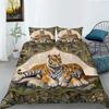 Домашнее постельное белье с животным принтом, пододеяльник для детей и взрослых, наволочка для мальчиков, моющийся подарок, удобное постельное белье, пододеяльник