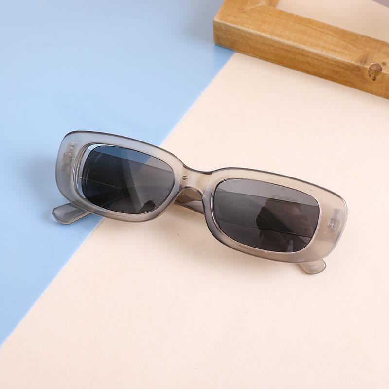 2022 Корейские детские милые солнцезащитные очки с квадратной оправой для подиума