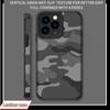 Personalized Army Camouflage Printed Leather Soft Silicone Phone Case Back Cover with Camera Lens Full Protection