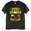 Fashion Brand T Shirt Mens Male Tee-shirt Neu Honey Badger Dont Care Mens Black Logo T-Shirt Unisex T-shirt Teenagers Cool Tops