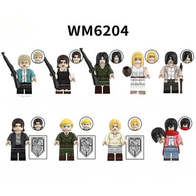 Аниме Экшн-фигурка WM6204 Набор строительных блоков - Рождественский подарок Сделай сам Маленькие декоративные фигурки для детей и взрослых