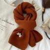 2024 Autumn/Winter High-End Versatile Soft Shawl: Warm White Neck Scarf for Couples and Students