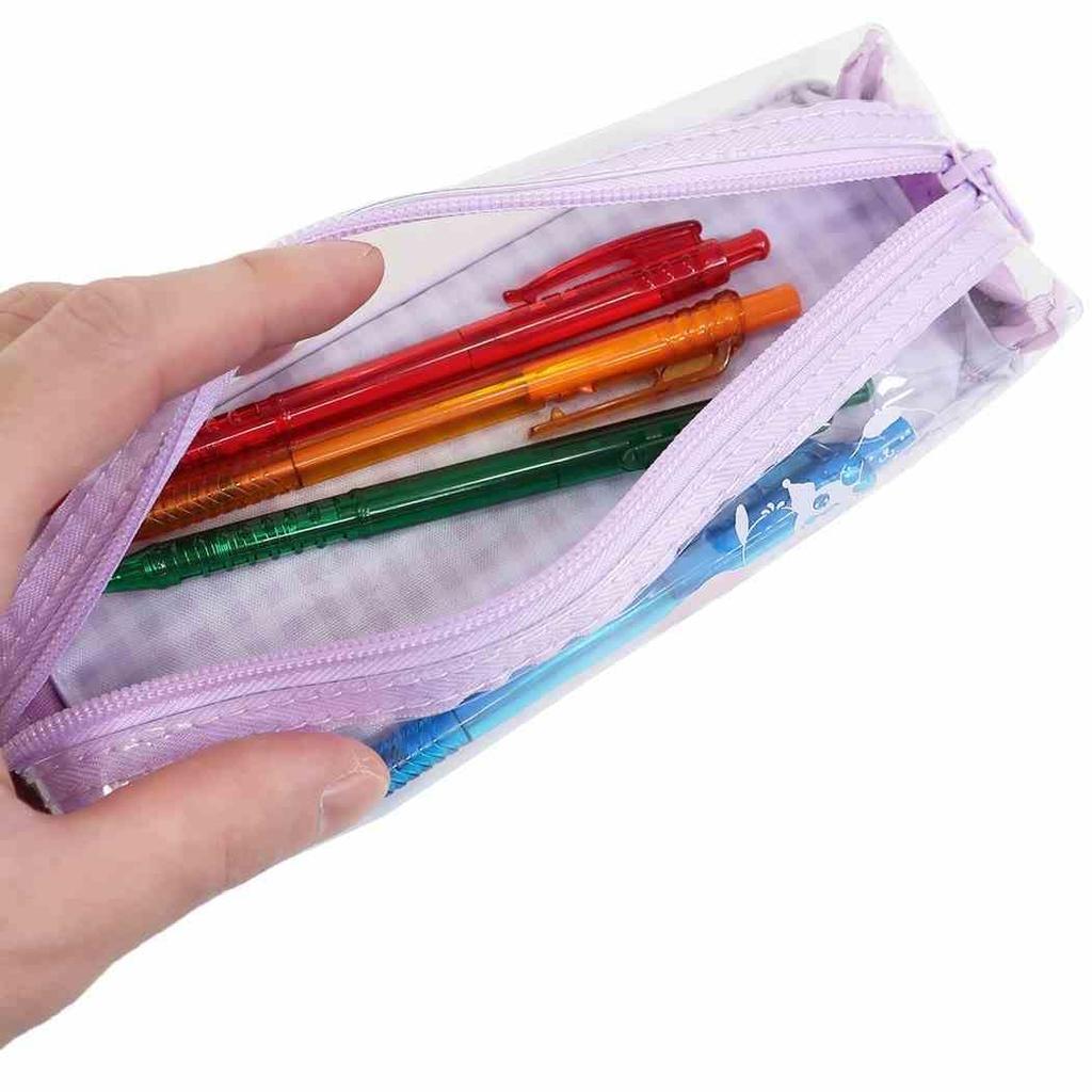 Пенал Sanrio Characters прозрачный 2-комнатный пенал Kamatekyun