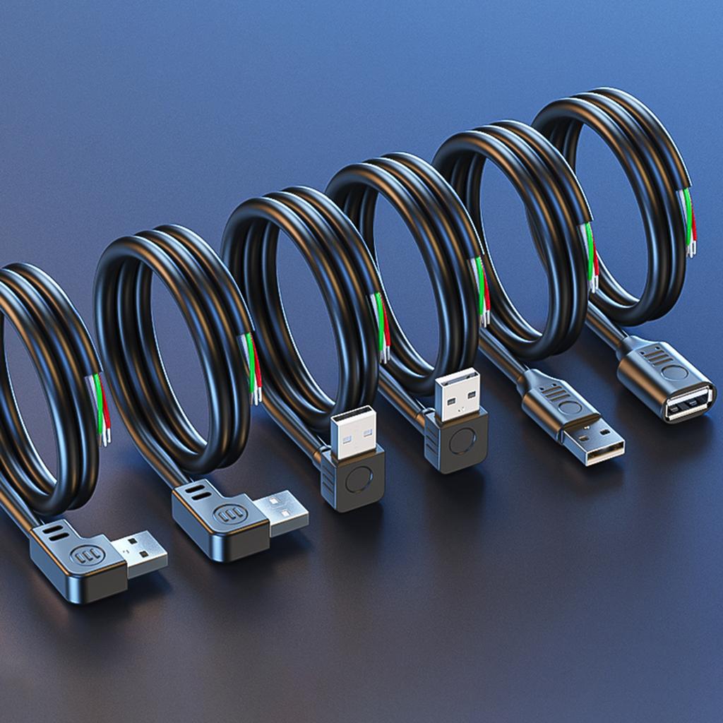 Гибкий USB-кабель с 4-контактным кабелем-пигтейлом Качественный кабель для передачи данных USB2.0 4-контактный кабель-пигтейл