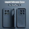 Для OnePlus 13 12 Чехол Жидкий Силиконовый Защитный Чехол для Объектива Камеры Чехлы для Телефонов Для OnePlus 13 12 1+13 One Plus 13 OnePlus13 Мягкий Чехол