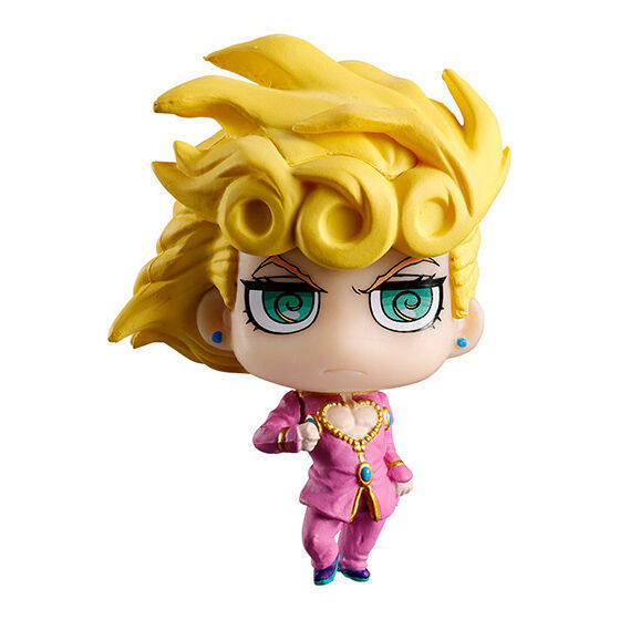 Gashapon Action Figure Model Toy JoJo's Bizarre Adventure Golden Wind Character Figure Giorno Giovanna Collectible Statue