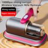 10KPa New Mattress Vacuum Mite Remover Cordless Handheld Cleaner Powerful Suction for Cleaning Bed Pillows Clothes Sofa