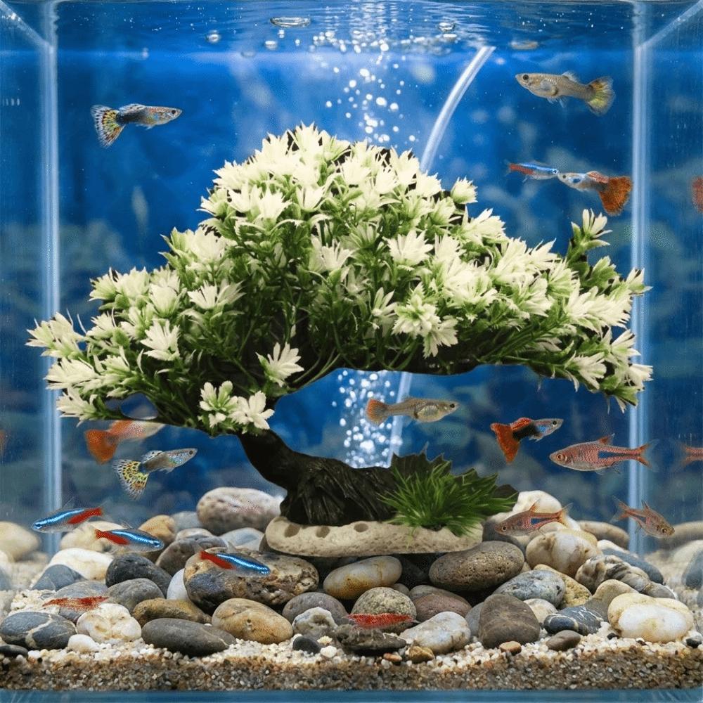 Lifelike Tree Underwater Plants Natural Look Aquarium Landscape Decor Goldfish Tanks
