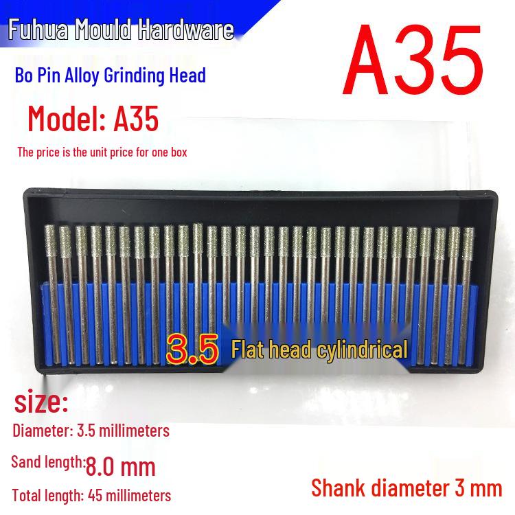 Алмазный сплав 3мм хвостовик шлифовальная и ремонтная головка - форма капли воды для формовки, резьбы по нефриту и удаления заусенцев.