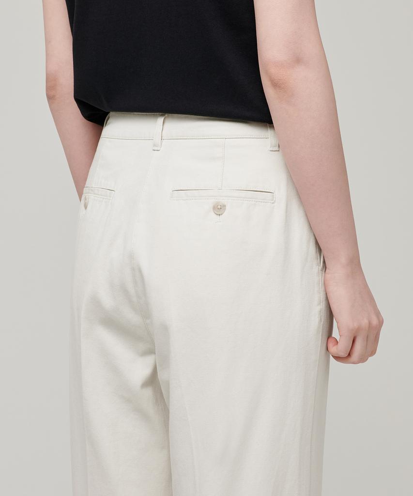 MUSINSA STANDARD WOMAN Женские зауженные брюки чинос [Кремовый]