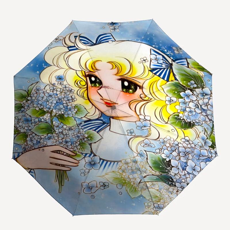 1pc Candy Candy1 Umbrella, Sun Protection, And UV Shielding. It Has Eight Sturdy Ribs for Outdoor Use And Perfect Gift