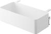 Yamazaki Tower Desk Storage Basket, White, W30 X D18 X H9.5-11cm (including Adjustment Screws), 1572