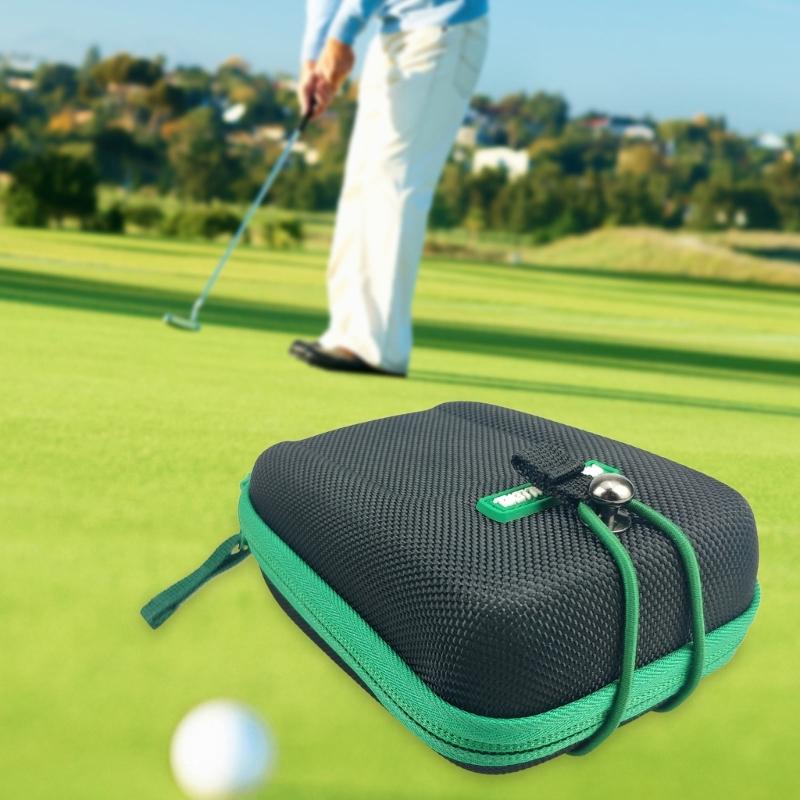 Golf Rangefinder for Case Universal Range Finder Carry Bag with Carabiner Clip Bell Loop Shock-proof Hard-Shell EVA Bag