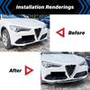 For Alfa Romeo Stelvio 2017 2018 2019 2020 2021 2022 2023 2024 Car Front Bumper Lip Splitter Front Blade Guard Protector Cover