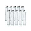Glass Bottle Glass Bottles, Clear Bottles, Square Bottles, SSE-200A OF214ml, Suitable for Herbariums, Dressings, Sauces, and Oils - Set of 10 - (L