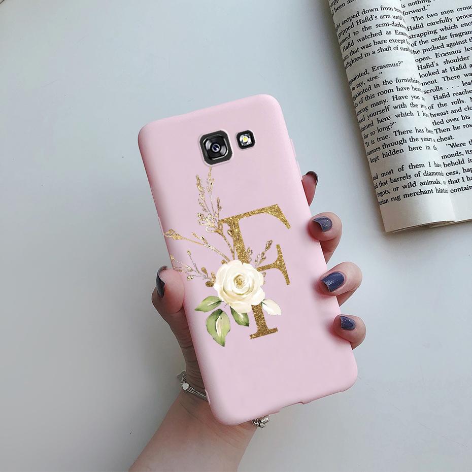 For Samsung A5 2016 2017 Case Soft Letters Back Cover Silicone Phone Case for Samsung Galaxy A 5 A5 2016 2017 A510F A520F Case