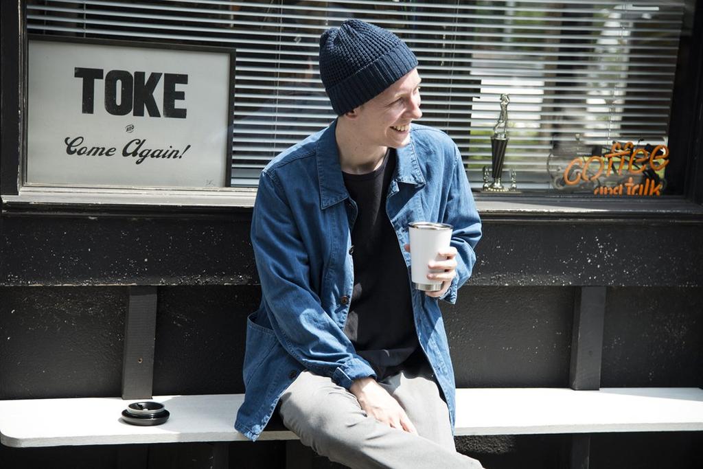 Термокружка мобильный стакан БЕЛЫЙ М16-35