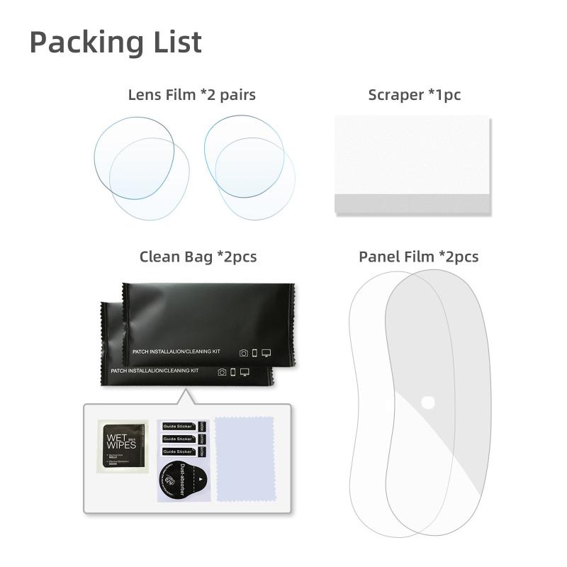 Защитная пленка для линз VR-очков, устойчивая к царапинам, HD-экран, мягкая пленка, совместимая с Pico 4