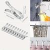 10/20/30 PCS of Large Stainless Steel Clips for Home Drying Down Clothes and Quilt Spring Windproof Clothespins for Home Laundry